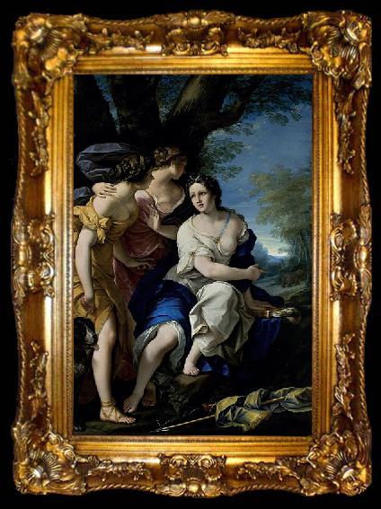 framed  Stefano Torelli Diana and nymphs, ta009-2